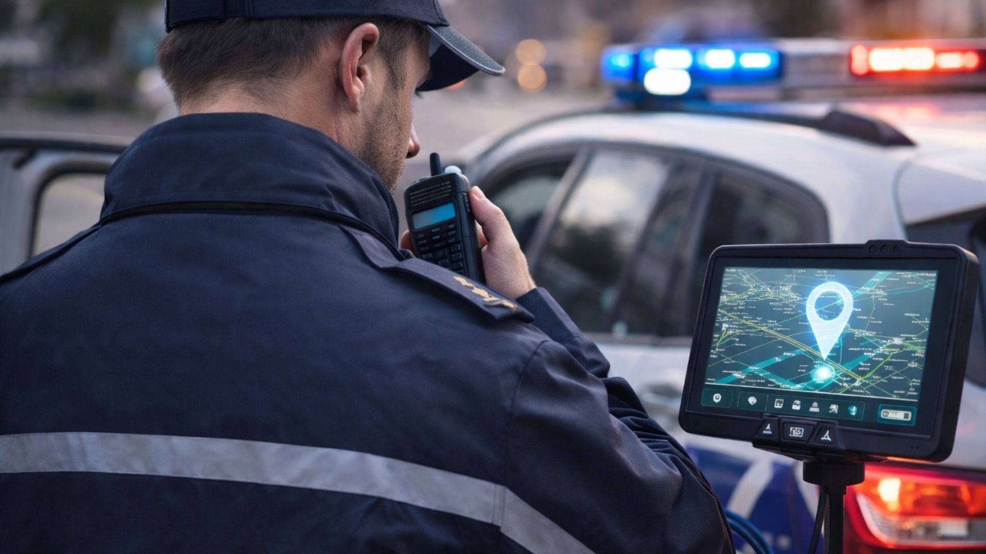 Operatore che monitora la geolocalizzazione di un mezzo su Fleet2Track