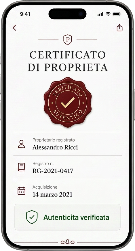Certificato di proprietà